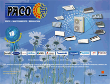 Tablet Screenshot of aireacondicionadopaco.com